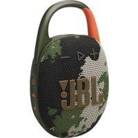 JBL Clip 5 in Camouflage - Portable Bluetooth Speaker Box Pro Sound, Deep Bass and Playtime Boost Function - Waterproof and Dustproof - 12 Hours Runtime