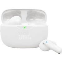 JBL Wave Beam 2, Wireless Noise Cancelling Bluetooth Earbuds with 40h Playtime, JBL Pure Bass Sound, Smart Ambient Technology and Multi-Point Connection, Closed-Back Stick Design, White