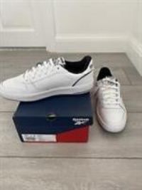 Reebok Phase Court Unisex Trainers White/Black UK Size 9.5 100074469 BNIB