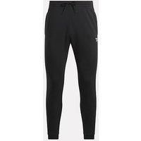 Reebok Mens Identity Small Logo Fleece Jogger - Black