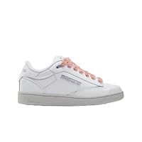 Reebok Women/'s Club C BULC Tennis Shoes, White/White/DUSKPURPLE, 4 UK