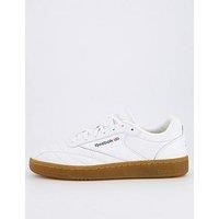 Reebok Unisex Club C Terrace Sneaker, FTW White/Blue/RED, 3 UK