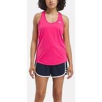 Reebok Womens Training Id Train Mesh Back Tank - Pink