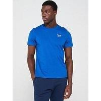 Reebok Men'S Identity Small Logo Tee - Blue