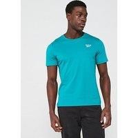 Reebok Men'S Identity Small Logo Tee - Blue