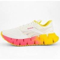 Reebok Women/'s FLOATZIG 1 Sneaker, Chalk/Sand/Atomic Pink, 6 UK