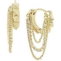 Allsaints Ear Multi Chain Huggie Earrings