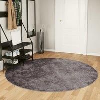 Rug Washable Grey 200 cm Anti Slip