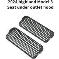 Applicable Tesla Highland 2024-25 Model 3 Seat Vent Protective Cover Anti-Clogging Mesh Decorative