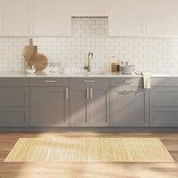 Rug Rectangular Light Nature 80x200 cm Bamboo