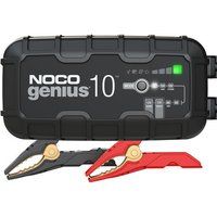 NOCO GENIUS10UK, 10A Car Battery Charger, 6V and 12V Portable Smart Charger, Battery Maintainer, Trickle Charger and Desulfator for AGM, Leisure, Lithium, Motorbike, Motorcycle and Caravan Batteries