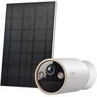 Tapo C460 KIT 4K 8MP Battery Solar Security Camera Outdoor Wireless, CCTV, Ultra HD, No Monthly Fee, AI Detection, Two-way Talk, IP66, Starlight Colour Night Vision, Works with Alexa & Google