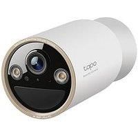 Tapo Wire-Free 4K 8MP Battery Powered Outdoor Security Camera, 24/7 Continuous Monitoring with Free AI Detections, Starlight Colour Night Vision, Two-Way Audio, Works with Alexa & Google (Tapo C460)