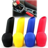 2Pc/Set CarAuto Manual Silicone Shift Gear Head Knob Cover Handbrake Hand Brake Covers Sleeve Case