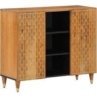 Side Cabinet 90x33x75 cm Solid Wood Mango