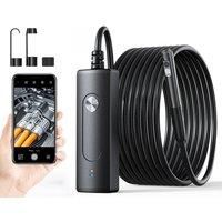 Wireless Endoscope Camera 1080P HD 8mm IP67 Waterproof Lens WiFi Inspection Camera 2000mA Battery