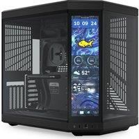HYTE Y70 Touch Infinite, Pitch Black, Dual Chamber Mid-Tower Chassis, USB, IPS S
