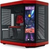 HYTE Y70 Touch Infinite, Black/Cherry, Mid-Tower Chassis w/ Tempered Glass Windo