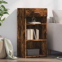 Sideboard Smoked Oak 45x42.5x93 cm Engineered Wood