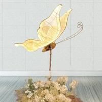 Light Butterfly Led Movement Modern Romantic Lace butterflies Led with movement Decor Wedding Party