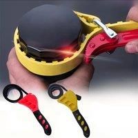 1Pcs 8inch Belt Wrench Oil Filter Puller Strap Spanner Chain Wrench Strap Opener Adjustable