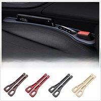 2Pcs Car Seat Gap Filler Seat Crevice Storage Box Bag Between Seats Console Organizer Decoration