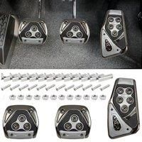 Universal Car Styling Racing Pedals Universal Automatic Manual Brake Pedals Foot Pad Set Kit Pedals