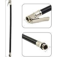 Air Tyre Inflator Pressure Car Auto Tire Hose Pump Gauge Hose Connector Flexible For Automobile
