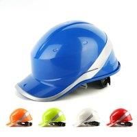 New Safety Helmet Hard Hat Work Cap Abs Lnsulation Material With Phosphor Stripe Construction Site