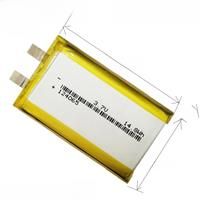 1-10pcs 3.7V Lithium polymer 4000mAh 124065 Soft package battery For smart lock power bank lithium