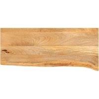 Table Top Live Edge 90x30x2.5 cm Solid Wood Mango