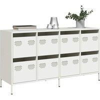 Sideboard White 135x39x73.5 cm Cold-rolled Steel
