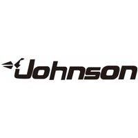 2PC Johnson Decor-Style Outboard Motor Vinyl Sticker | Removable Self-Adhesive Art Decal | for Boat Motors