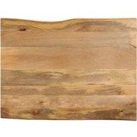 Table Top 90x80x2.5 cm Live Edge Solid Wood Mango