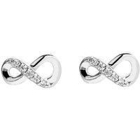 Infinity Stud Earrings - Silver, Gold Or Rose Gold