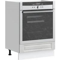 Oven CabinetPorto Concrete Grey Engineered Wood