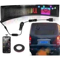 Demon Eyes Car LED Logo APP LED Matrix Pixel Panel Night Light DIY Programmable Flexible LED Display