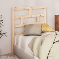 Bed Headboard 96x4x100 cm Solid Wood Pine