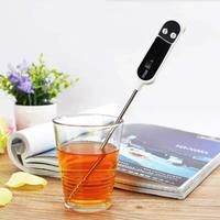 Food Thermometer Digital Real-Time Reading Meat And Beverage Thermometer With LCD Display And Probe