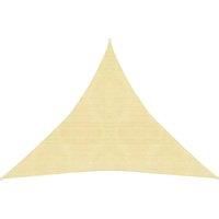 Sunshade Sail 160 g/m Beige 4.5x4.5x4.5 m HDPE