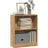 Bookcase Artisian Oak 60x24x76 cm Engineered Wood