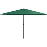 Outdoor Parasol with Metal Pole 400 cm Green