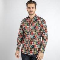 Claudio Lugli Vintage Cinema and Movie Poster Print Shirt-XL-Black