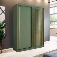 Modern Wardrobe Double Sliding Wardrobe W 150cm x H 217cm x D 62cm
