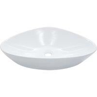 Wash Basin 58.5x39x14 cm Ceramic White