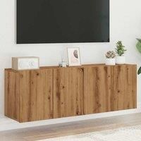 TV Cabinets Wall-mounted 2 pcs Artisian Oak 60x30x41 cm