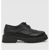 Schuh Wide Fit Lesley Lace Up - Black
