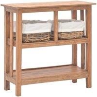 Console Table Solid Reclaimed Wood 69x28x70 cm
