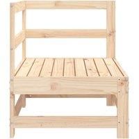 Garden Corner Sofa Solid Wood Pine