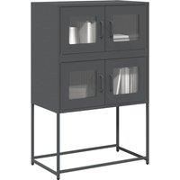 Highboard Anthracite 68x39x107 cm Steel